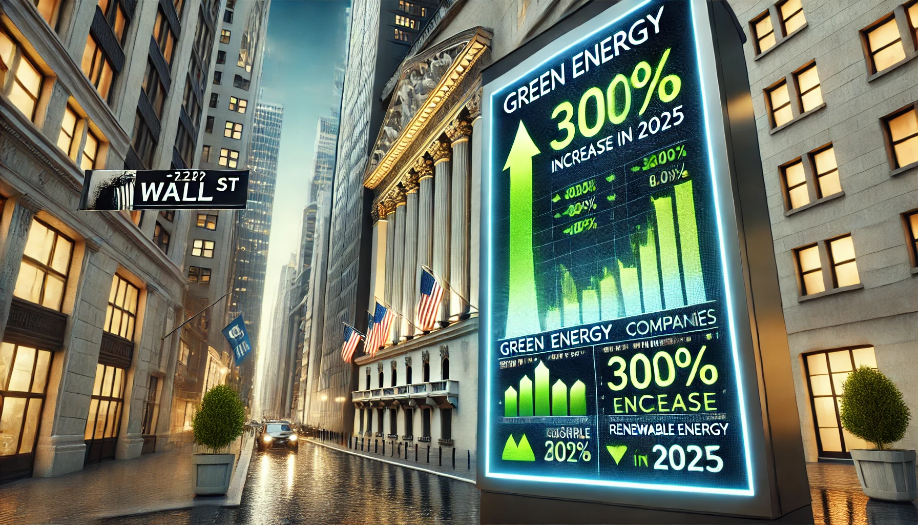华尔街新宠：2025年绿色能源股票暴涨300%